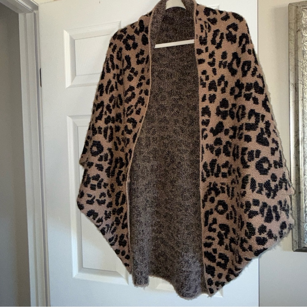 Sole Society Animal Print Cape
